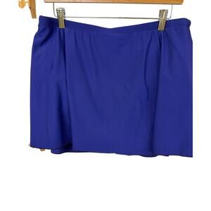 New With Tags Miraclesuit Cobalt Blue Skort Swimsuit Bottoms Size 18